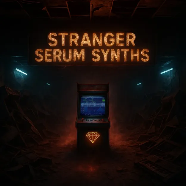 Stranger Serum Synths Vol. 1 preset pack artwork for Serum 2
