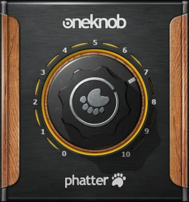 OneKnob Phatter by Waves low-end enhancer plugin interface