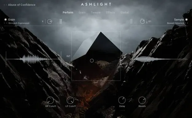 ASHLIGHT by Native Instruments Kontakt instrument interface