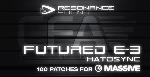 CFA FE-3 Hardsync preset pack artwork for Native Instruments Massive