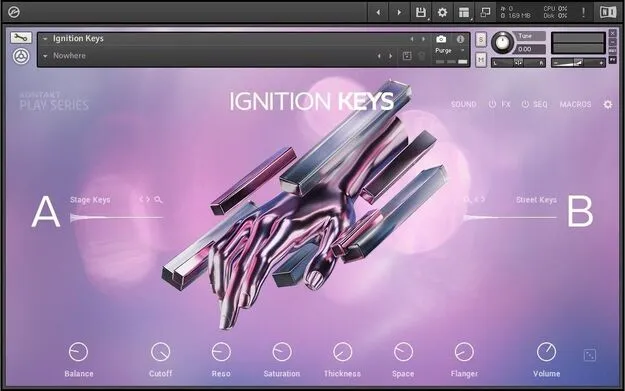 Ignition Keys by Native Instruments Kontakt keyboard instrument interface