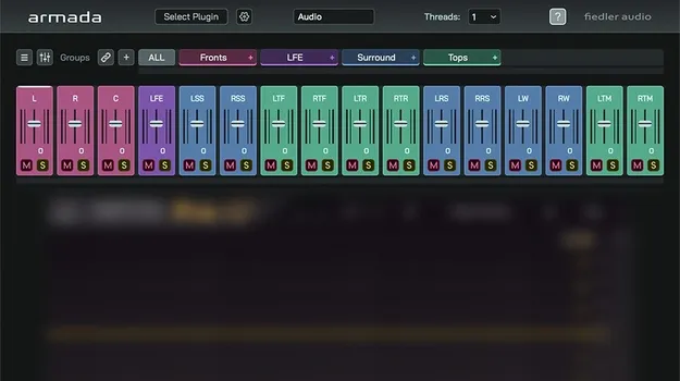 armada multichannel VST3 wrapper plugin interface by Fiedler Audio