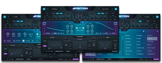Ambition by Sound Yeti Kontakt instrument interface