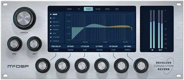 Revolver Convolution Reverb Native v7 by McDSP reverb plugin interface