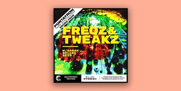 Portatron Preset Pack FreqZ & TweakZ by Robotic Bean preset pack artwork for Portatron