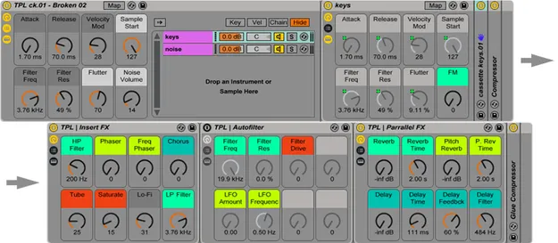 Cassette Keys.01 for Ableton preset pack artwork for Ableton Live