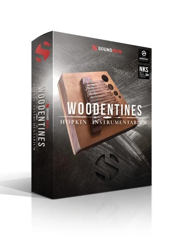 Hopkin Instrumentarium Woodentines wooden lamellophone Kontakt instrument artwork by Soundiron