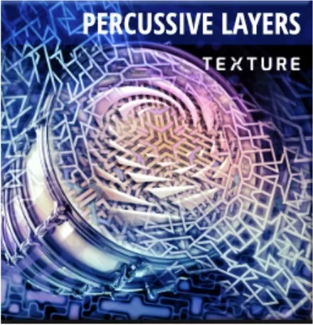 Percussive Layers for Texture preset pack artwork for Devious Machines Texture