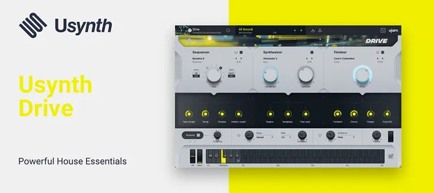 Usynth DRIVE by UJAM synth plugin interface