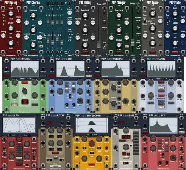 PSP Ultimate Modular Collection by Cherry Audio expansion pack artwork for Voltage Modular