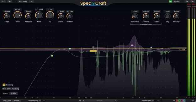 SpecCraft by Three-Body Technology EQ plugin interface