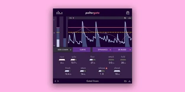 poltergate by Denise Audio effects plugin interface