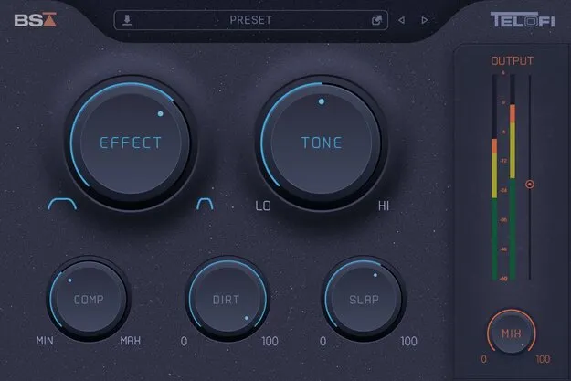TeloFi by Black Salt Audio multi-effect plugin interface
