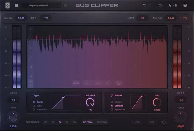 Bus Clipper by Slate Digital clipper plugin interface