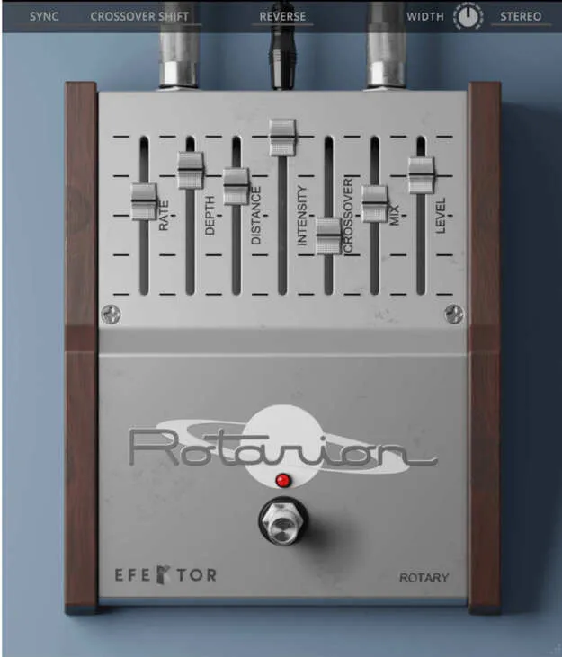 EFEKTOR Rotarion by Kuassa rotary speaker modulation plugin interface