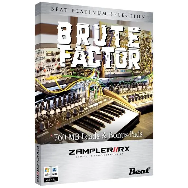 Zampler Expansion: Brute Factor preset pack artwork for Zampler