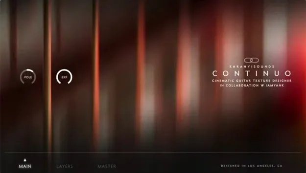 Continuo by Karanyi Sounds Kontakt guitar texture instrument interface