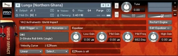 World Impact: Global Percussion Kontakt instrument artwork by Vir2 Instruments
