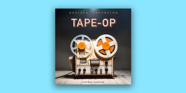 Tape-Op Expansion for Horizen by Tracktion preset pack artwork for Horizen