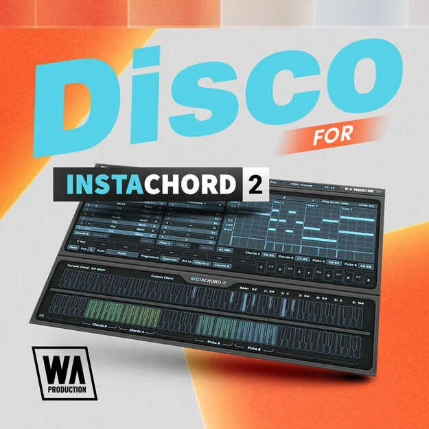 Disco for InstaChord 2 preset pack artwork for InstaChord 2