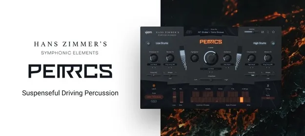 Symphonic Elements PERRCS by UJAM percussion plugin interface
