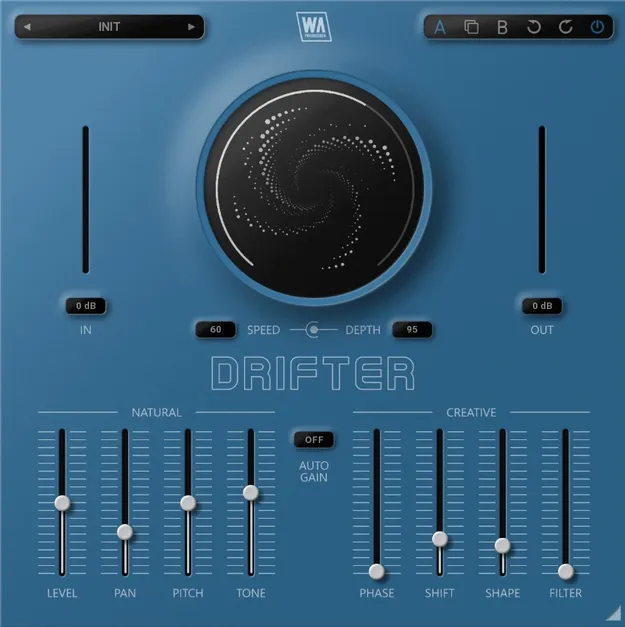 Drifter by W. A. Production modulation effect plugin interface