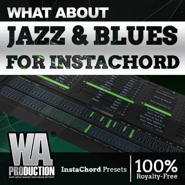 Jazz & Blues for Instachord preset pack artwork for Instachord
