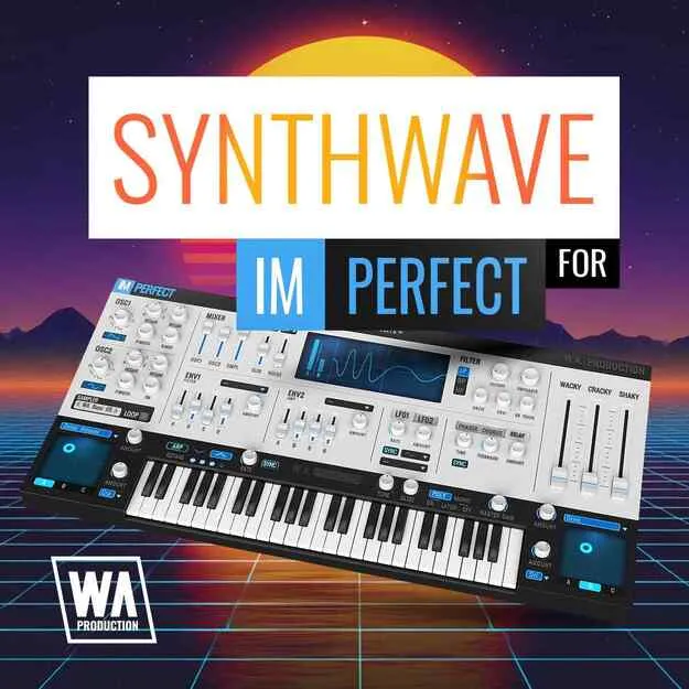 Synthwave for ImPerfect preset pack artwork for the ImPerfect synth