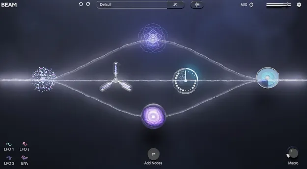 BEAM 2.0 Crossgrade from CUBE by Lunacy effects plugin interface