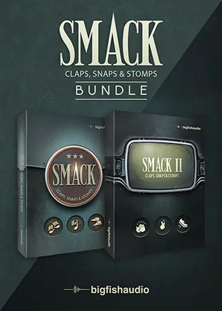 SMACK Bundle by Big Fish Audio body percussion sample library for Kontakt