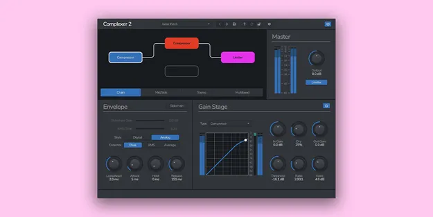 Complexer 2 by Venomode dynamics processor plugin interface