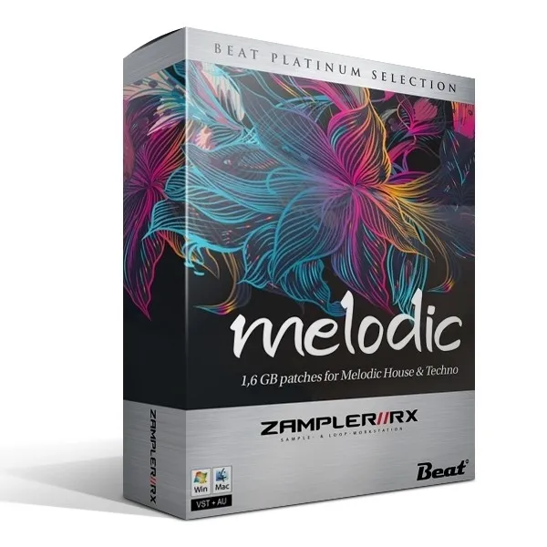 Zampler Expansion: Melodic by Beat preset pack artwork for Zampler