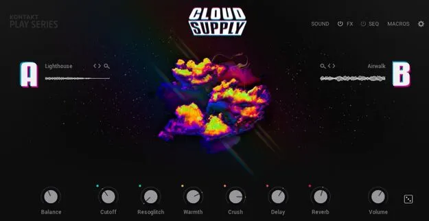 Cloud Supply Kontakt instrument artwork by Native Instruments for melodic trap and hip hop