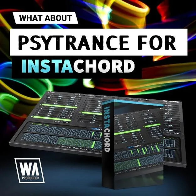 Psytrance for InstaChord preset pack artwork for InstaChord
