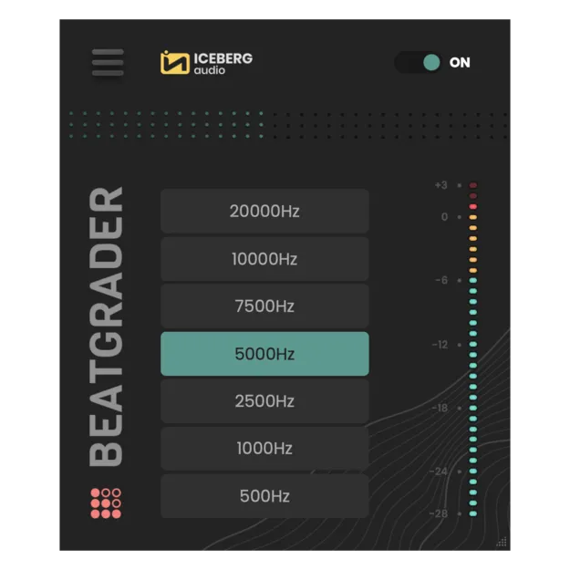 Beatgrader by Iceberg Audio lo-fi effect plugin interface