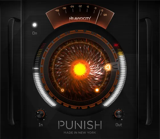 PUNISH Lite by Heavyocity saturation effect plugin interface