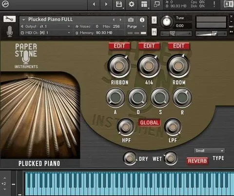 Plucked Piano
