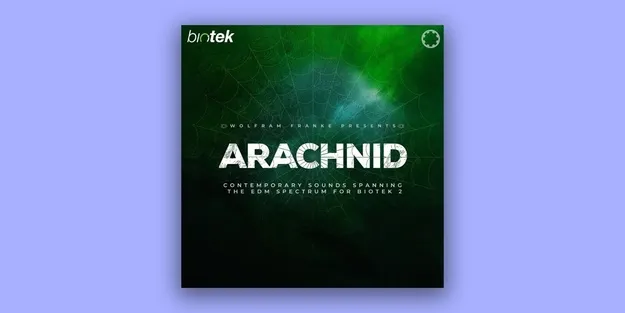 Arachnid expansion pack artwork for BioTek by Tracktion