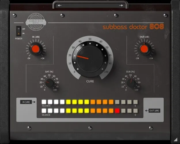 SubBass Doctor 808 by United Plugins enhancer plugin interface