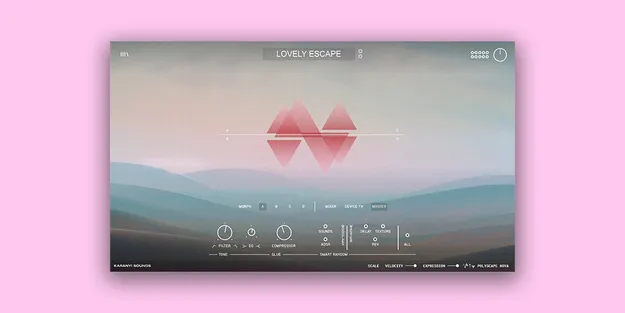 Polyscape Nova by Karanyi Sounds hybrid synth plugin interface