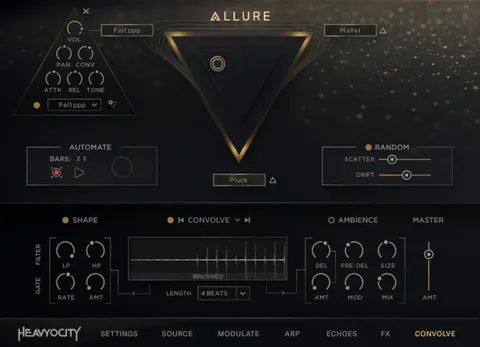 ALLURE: Modern Upright