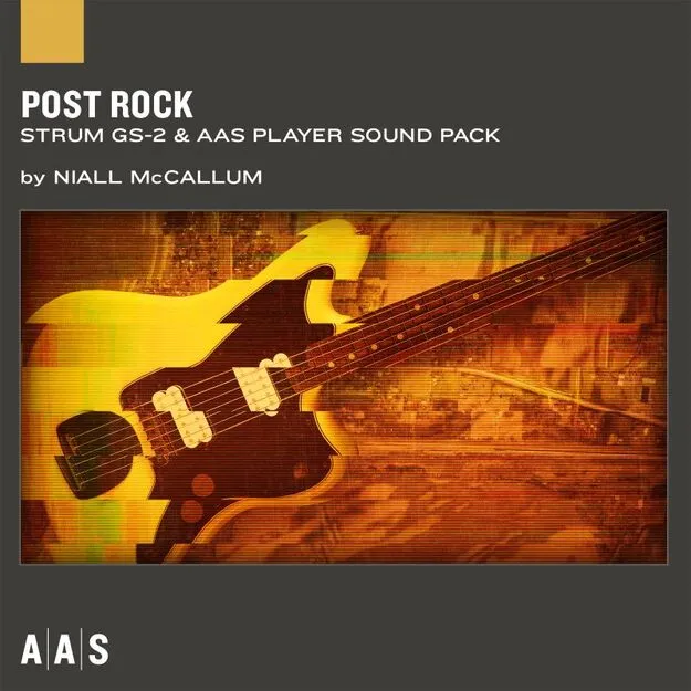 Post Rock Strum GS-2 Sound Bank preset pack artwork for Strum GS-2 by Applied Acoustics Systems