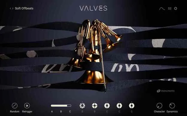 Valves Kontakt brass ensemble instrument by Native Instruments interface
