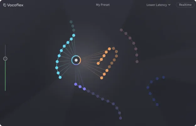 Vocoflex voice transformation plugin interface by Dreamtonics