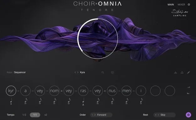 Choir - Omnia by Native Instruments Kontakt choir instrument interface