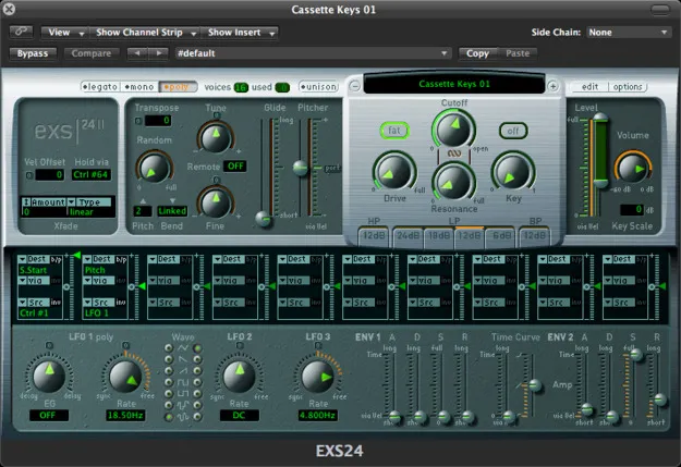 Cassette Keys.01 for Logic by THEPHONOLOOP Kontakt keys instrument interface