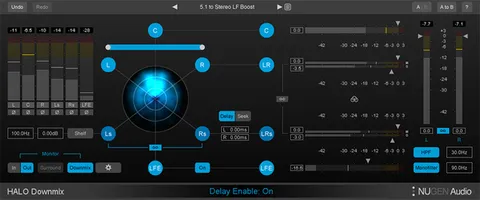 Halo Downmix with 3D Immersive Extension