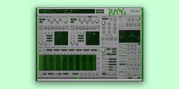 RAW-2 by Rob Papen synth plugin interface