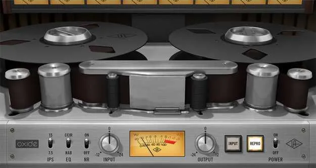 Oxide Tape Recorder by Universal Audio tape emulation plugin interface