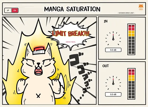 Manga Saturation by CalPochi saturation plugin interface